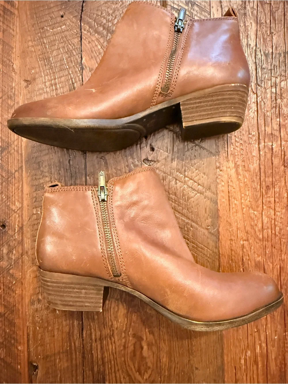 Lucky Brand cognac leather